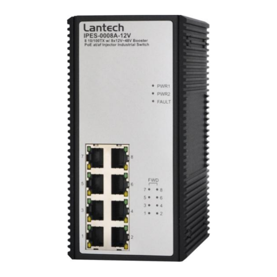 Lantech IPES-0008A-12V Manuals