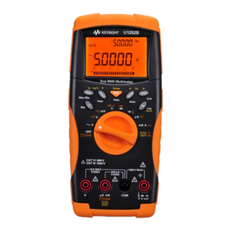 Keysight U1251B Quick Start Manual