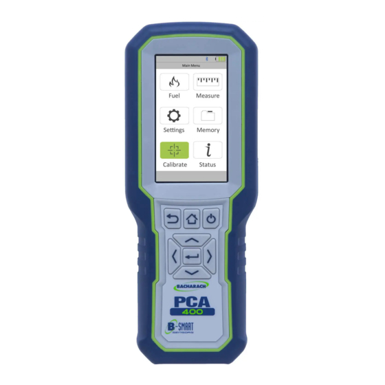 Bacharach PCA 400 User Manual