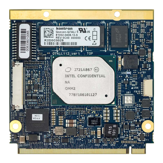 Kontron QSEVEN-Q7AL User Manual