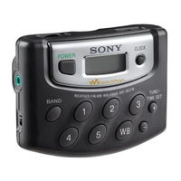 Sony Walkman SRF-M37L Operating Instructions
