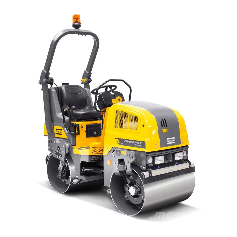 Atlas Copco DYNAPAC CC900 Instruction Manual
