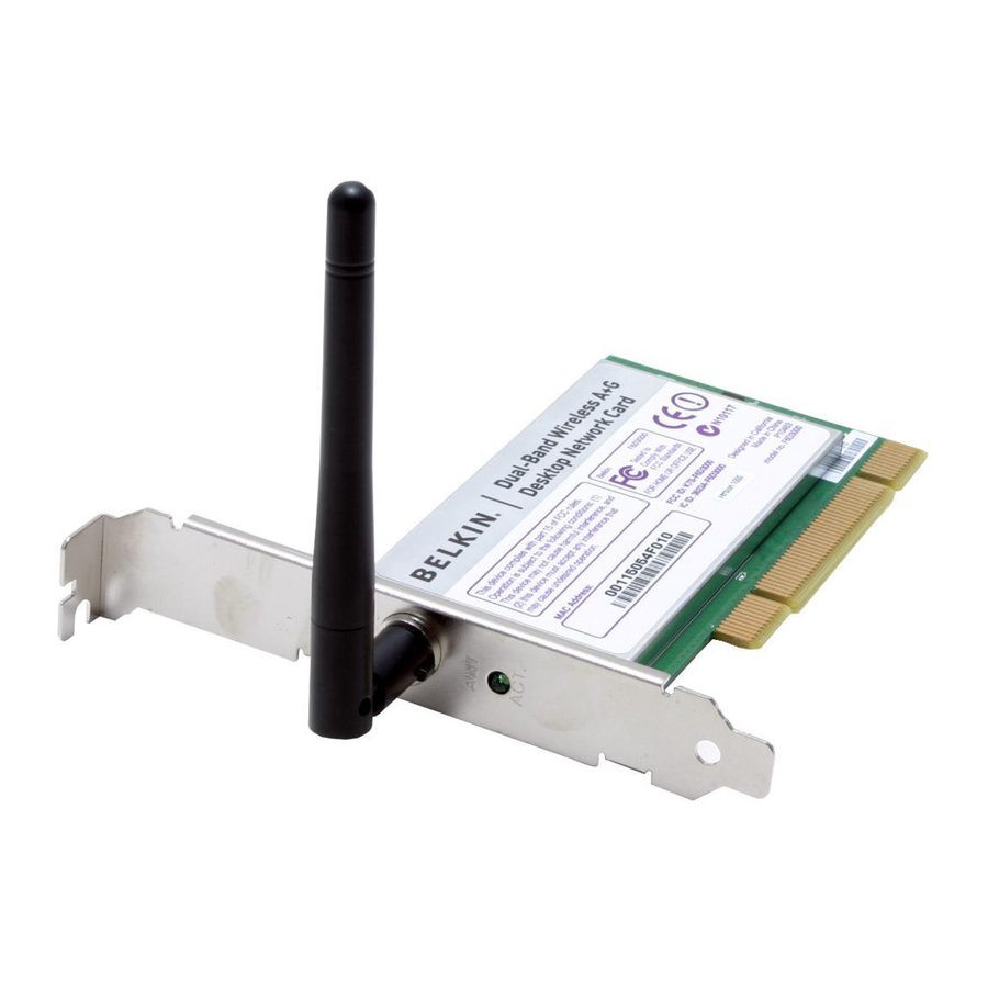 Belkin F6D3000 Quick Installation Manual
