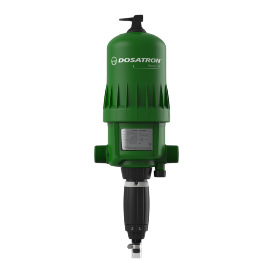 dosatron Green Line D90 GL Quick Start-Up