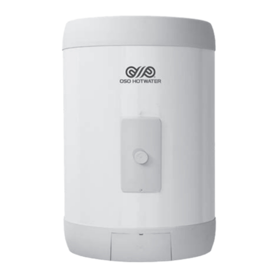 OSO HOTWATER Wally Series Installation Manual