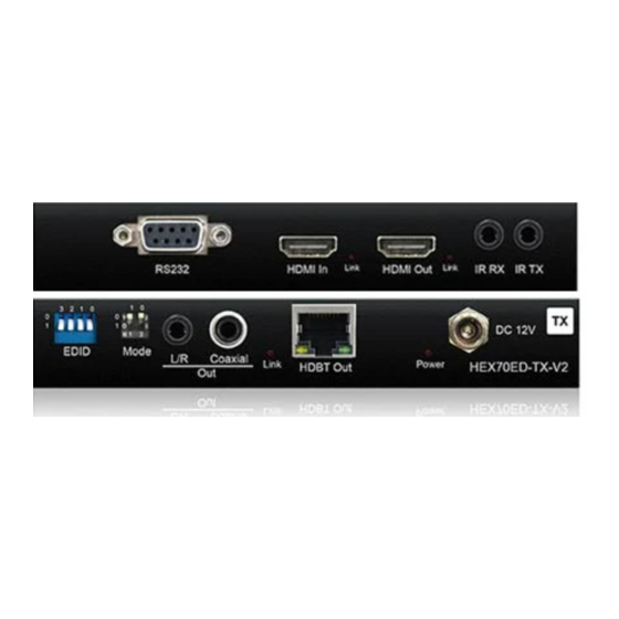 Bluestream HEX70ED-KIT-V2 Manuals