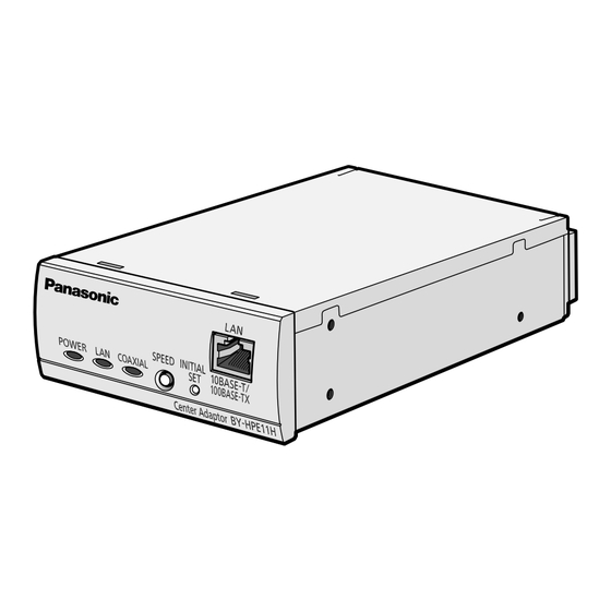 Panasonic BY-HPE11KTCE Operating Instructions Manual