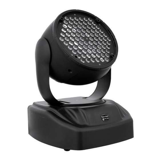 User Manuals: Future light EYE-90 RGB Fixture