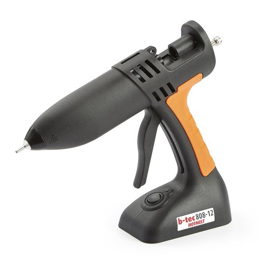 Power Adhesives B-TEC 808B-12 Operating Instructions Manual