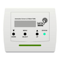 Automation Correct Coal-trol Digital TS2BL Quick Start Manual