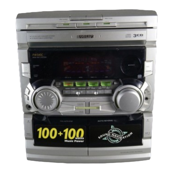 Philips FW545C Specifications