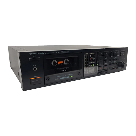 Onkyo TA-R77 Service Manual