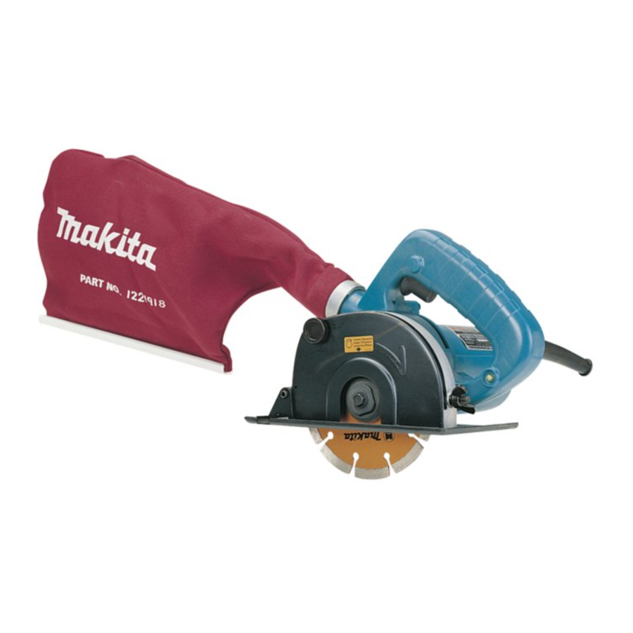 Makita 4105KB - Dustless Cutter Manual