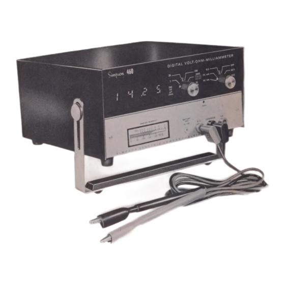 Simpson 460-2 Operator's Manual