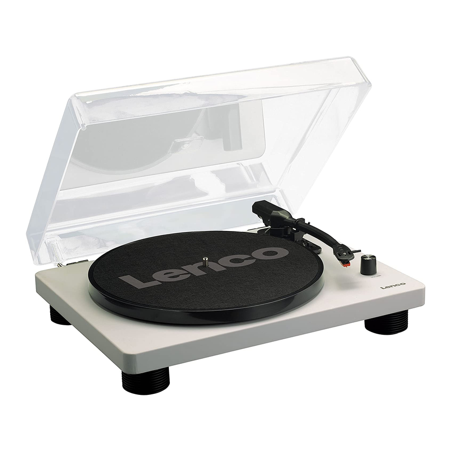Lenco LS-50 - Record Player Manual