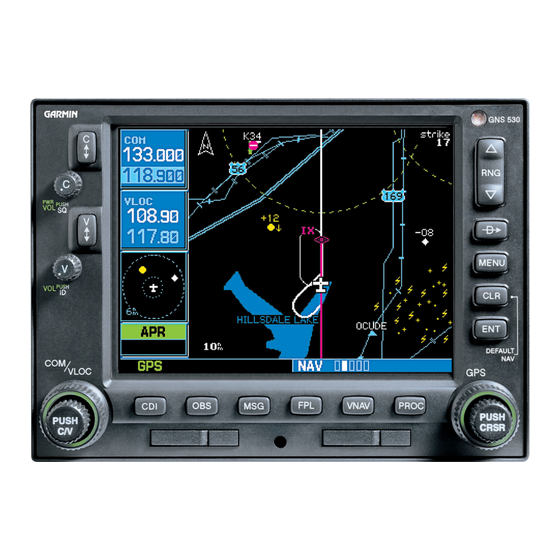 Garmin GPSMAP 430 Pilot's Manual
