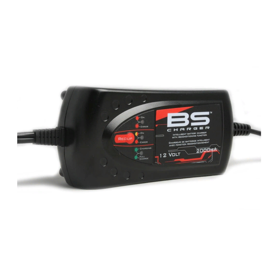 BS Charger BS20 Manuals
