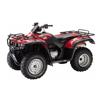 Honda TRX350TE Rancher Service Manual