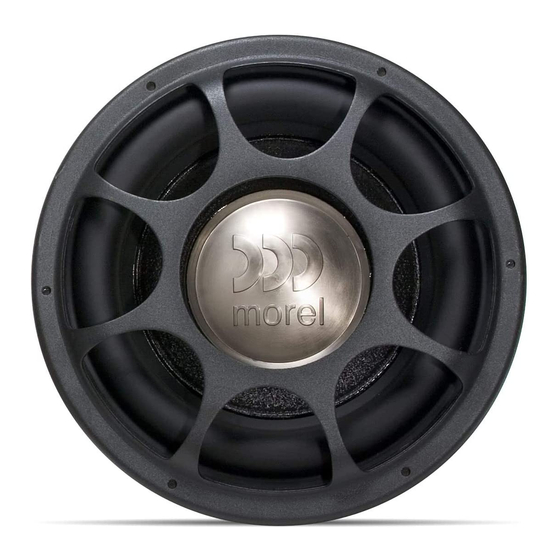 Morel Primo 104 Owner's Manual