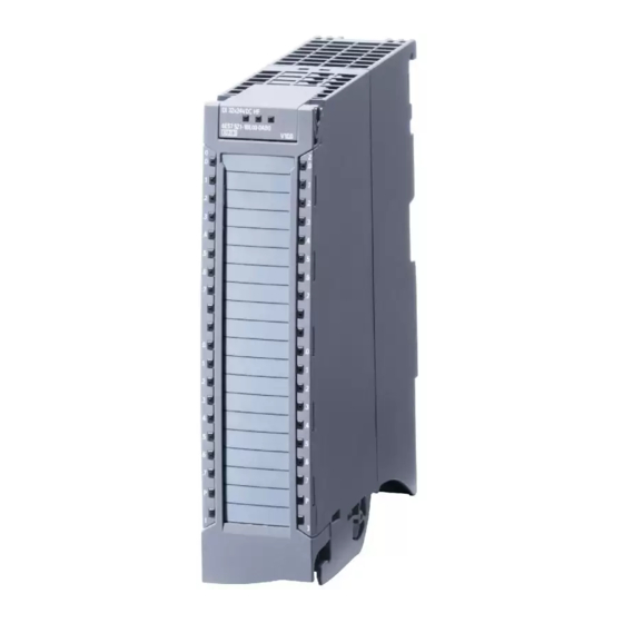 SIEMENS 6ES7521-1BL00-0AA0 MANUAL Pdf Download | ManualsLib