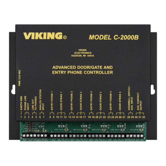 VIKING C-2000B PRODUCT MANUA Pdf Download | ManualsLib