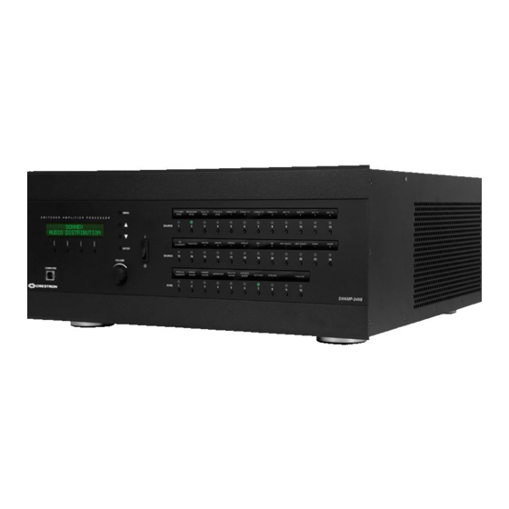 Crestron Sonnex SWAMP-24X8 Operation Manual