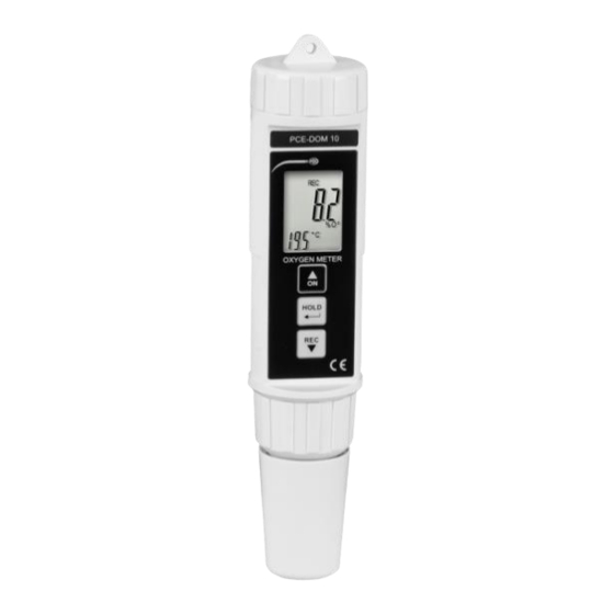 PCE Instruments PCE-DOM Series User Manual