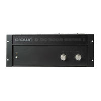 Crown DC-300A II Reference Manual