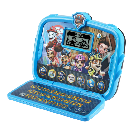 VTech Nickelodeon PAW Patrol The Movie Learning Tab-top Parents' Manual