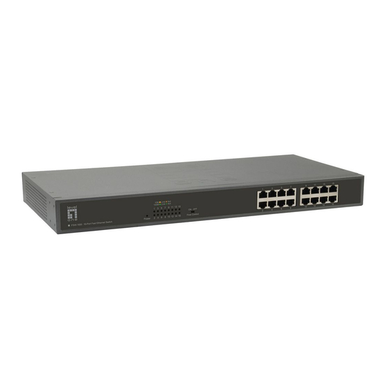 LevelOne FSW-1650 Quick Installation Manual