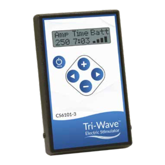 ORTHOMED Tri-Wave CS6101-3 Quick Start Manual
