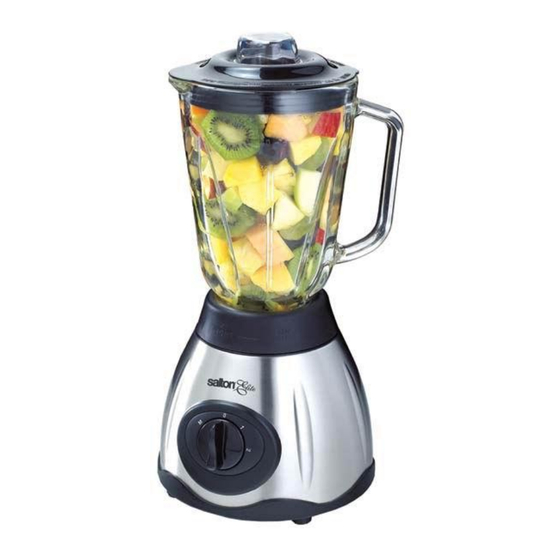 Salton Elite SB900E Instructions And Warranty Information
