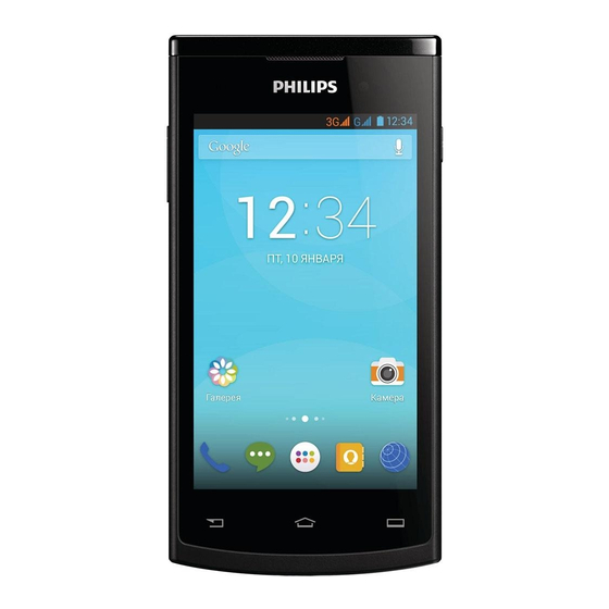 Philips s308 Directions For Use Manual