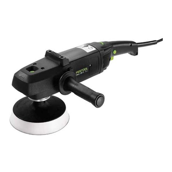 Festool Pollux 180 E Operating Manual