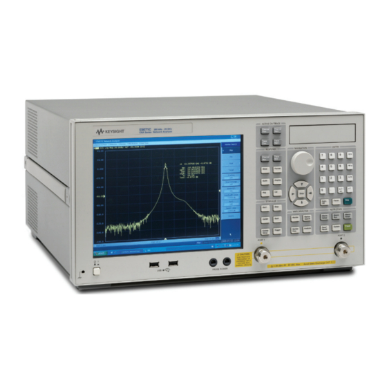 KEYSIGHT E5071C CONFIGURATION MANUAL Pdf Download ManualsLib