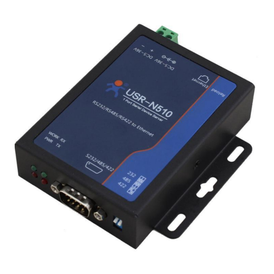 USR IOT USR-N510 USER MANUAL Pdf Download | ManualsLib