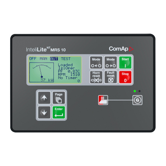 ComAp InteliLite MRS10 User Manual