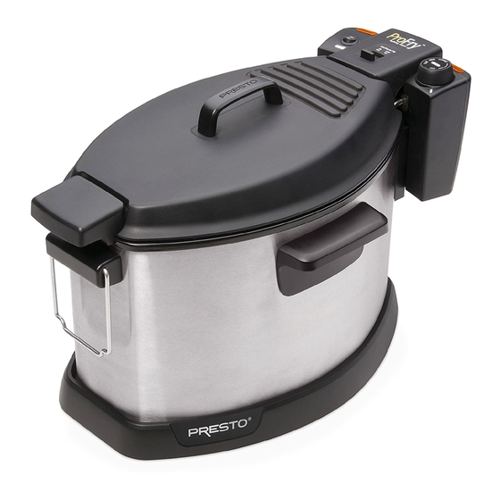 PRESTO PROFRY INSTRUCTIONS MANUAL Pdf Download ManualsLib