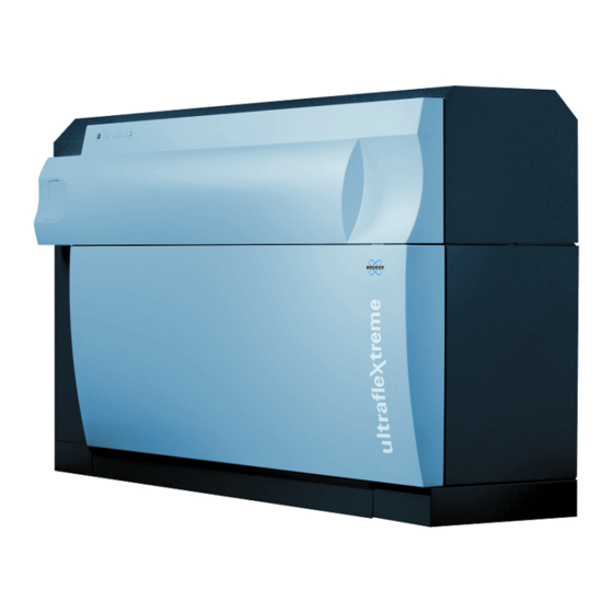 BRUKER ULTRAFLEX SERIES MAINTENANCE MANUAL Pdf Download ManualsLib