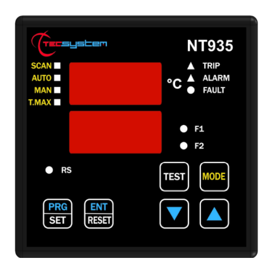 TECSYSTEM NT935 Instruction Manual