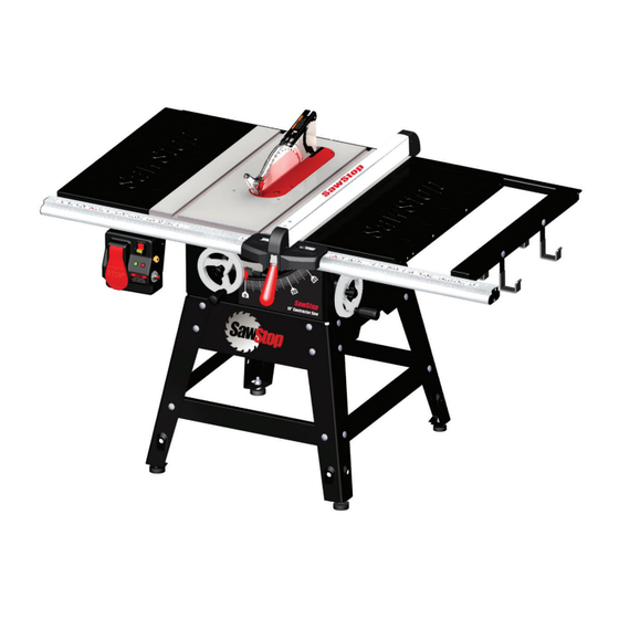 SAWSTOP CNSSFA OWNER'S MANUAL Pdf Download ManualsLib