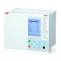 ABB REB670 APPLICATIONS MANUAL Pdf Download | ManualsLib