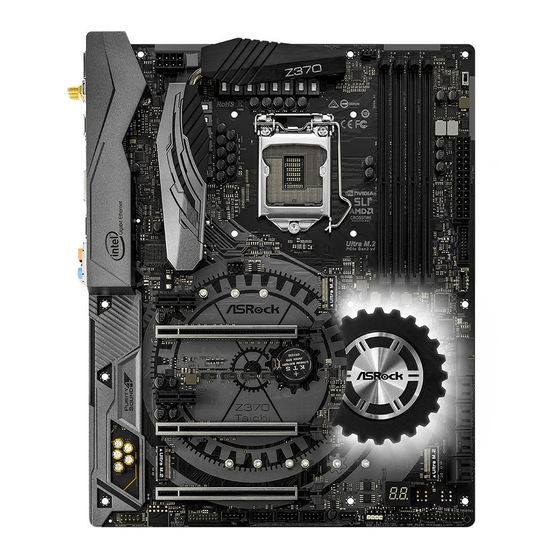 ASROCK Z370 TAICHI USER MANUAL Pdf Download | ManualsLib