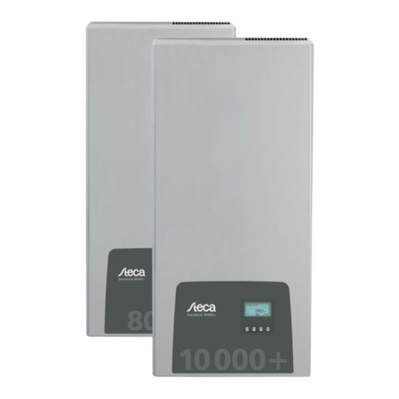 Steca StecaGrid 8 000+ 3ph Installation And Operating Instructions Manual