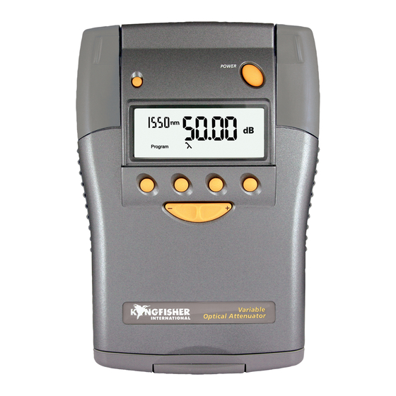 Kingfisher KI7400 Series Training Manual