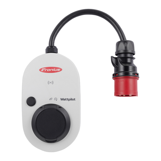 Fronius Wattpilot Go 11 J 2.0 Operating Instructions Manual