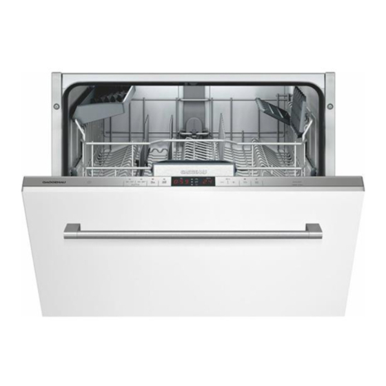 Gaggenau DF240 Operating Instructions Manual