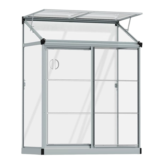 Palram LEAN TO GROW HOUSE 4'x2' Manuals