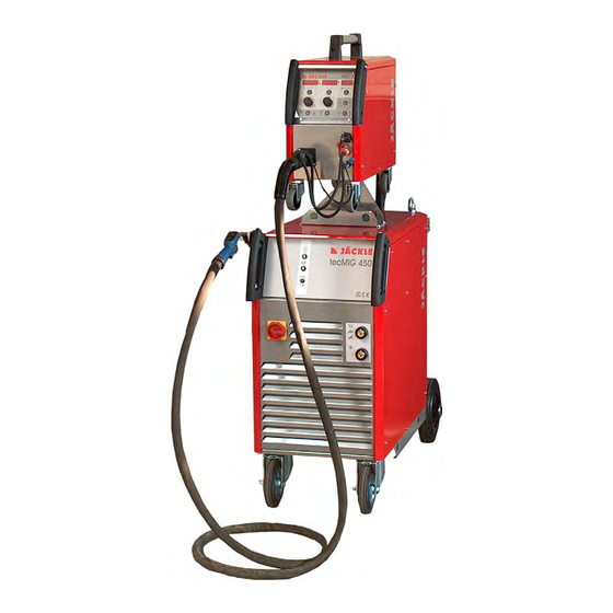 JESS WELDING tecMIG 450 Operating Instructions Manual