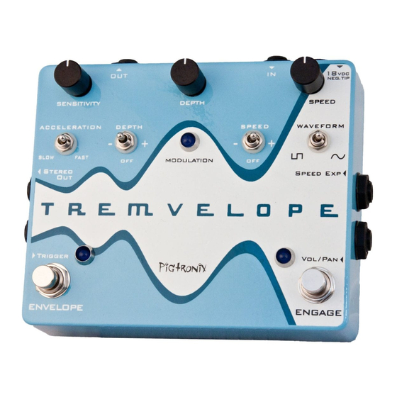 pigtronix Tremvelope User Manual